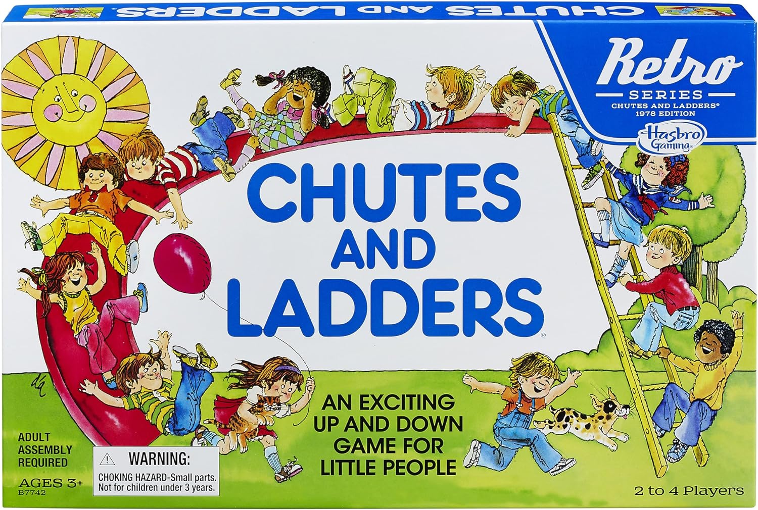 Amazon.com: Chutes and Ladders Game: Retro Series 1978 Edition : Hasbro:  Toys & Games
